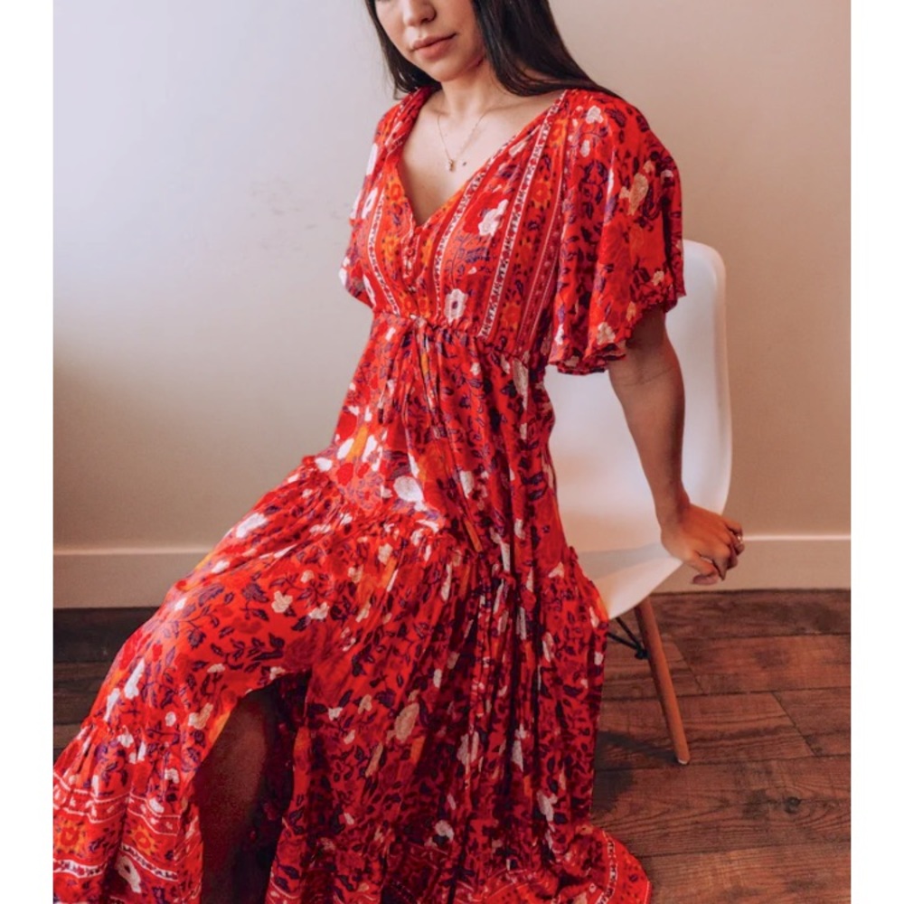 Wander Adventure Boho Maxi Dress (Marrakech)
